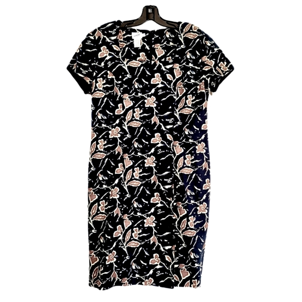 Jacqueline Ferrar Linen Blend Print Dress 14